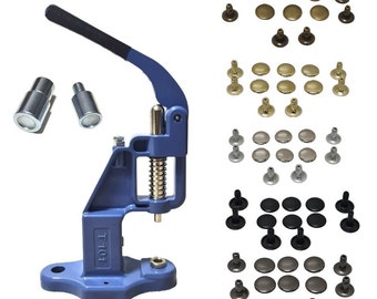 9 mm klinknagelhandpersmachine – meerkleurige klinknagels, enkele/dubbele kapopties