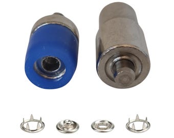 Prong Snap Hand Press Die Set – 7.8, 9.5, 10.5mm Metal Button Tool