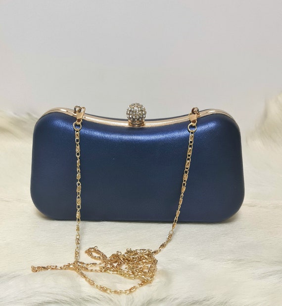 Women's Glittering Chain Clutch Purse