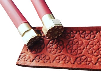 Leather Stamping Tools, Stamp Tool for Leather Crafts Full or Half Pattern