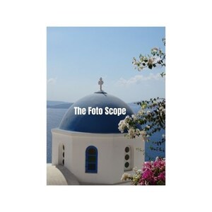 Santorini Church Dome (Digitales Herunterladbares Foto)
