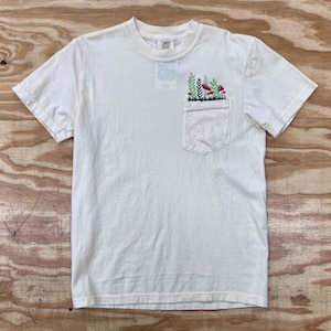 Embroidered Mushroom Pocket Tee