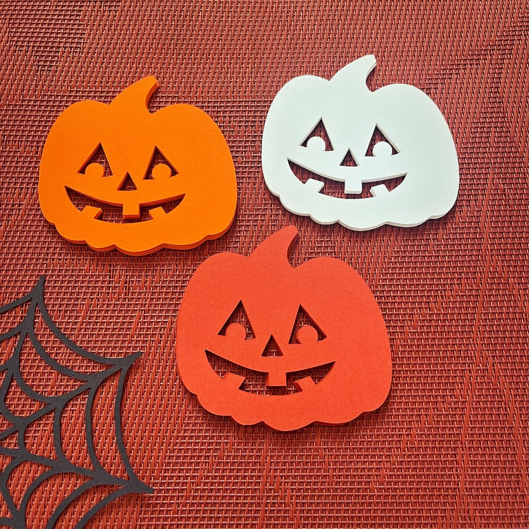 Jack O'lantern Paper Cut Outs Set of 25 Halloween - Etsy