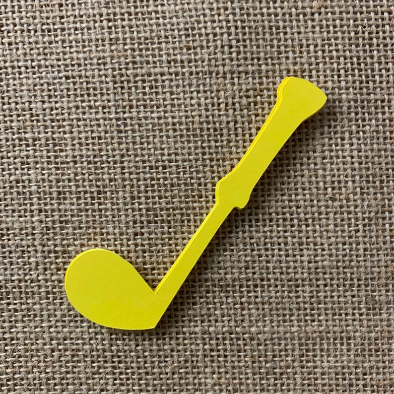 Golf Club Paper Cut Outs Set of 25 Golf Club Die Cuts Etsy