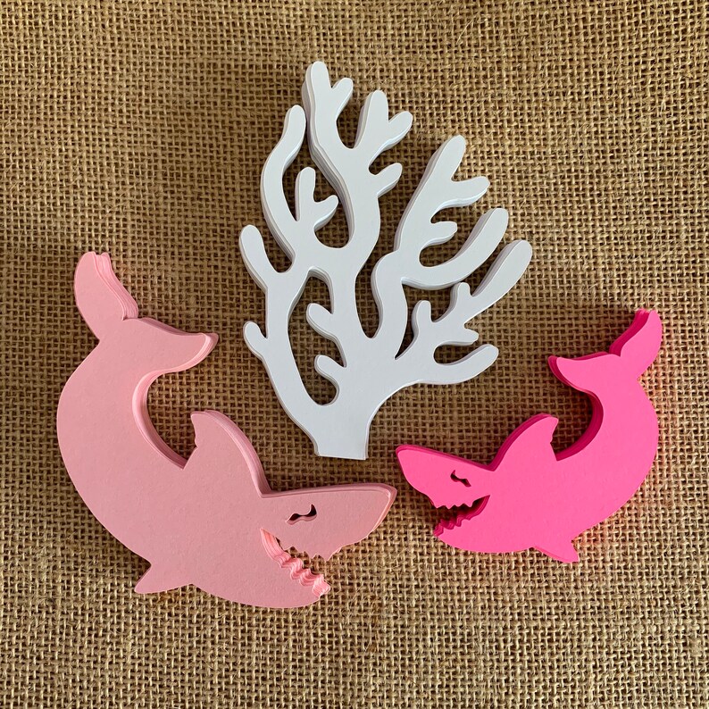 Sea Coral Paper Cut Outs Set of 25 Sea Coral die cuts Etsy.de