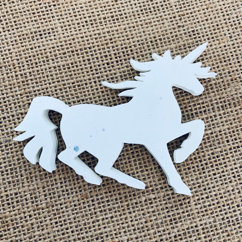 unicorn paper cut outs set of 25 unicorn die cuts paper etsy
