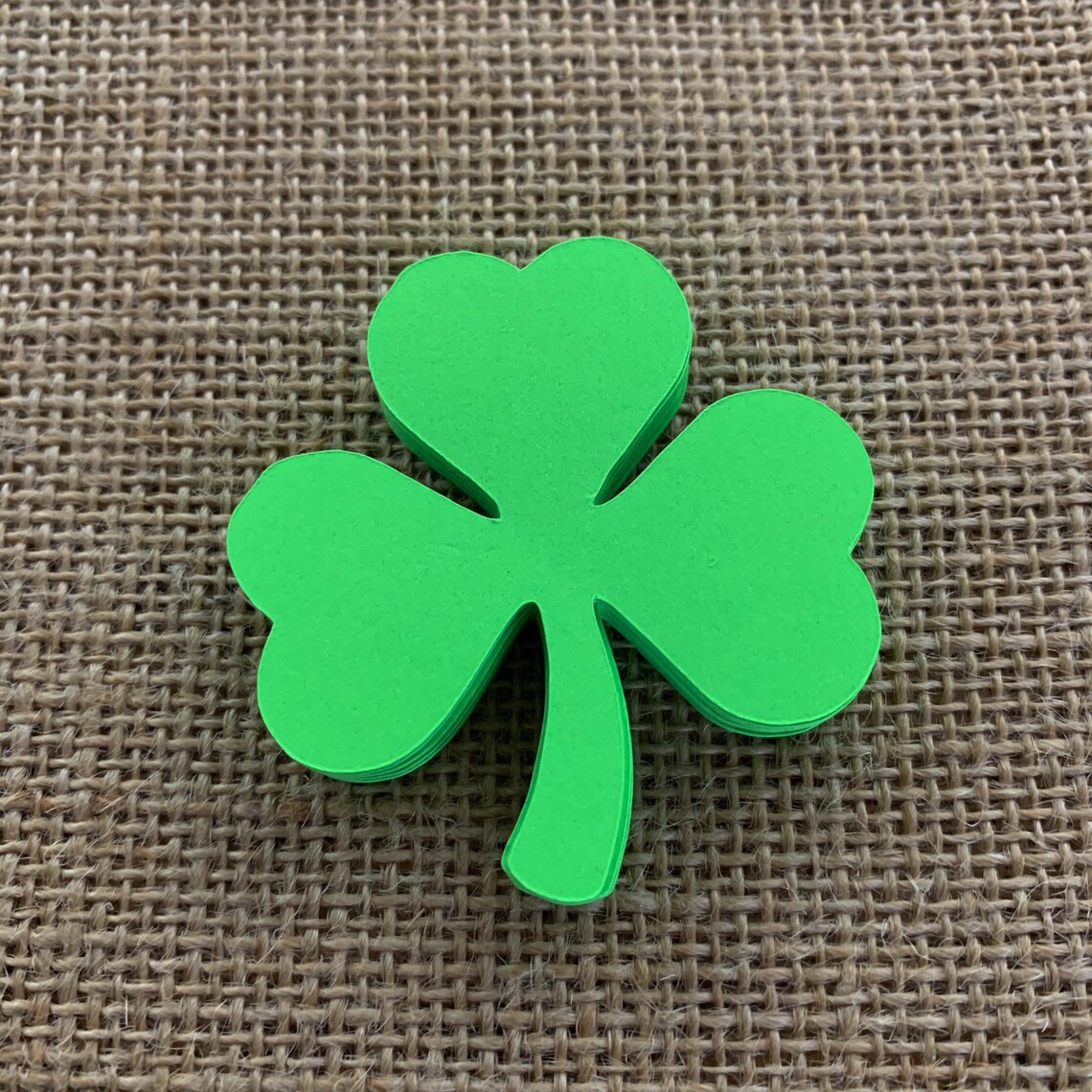 Clover Paper Cut Outs Set of 25 Shamrock Die Cuts Four Etsy