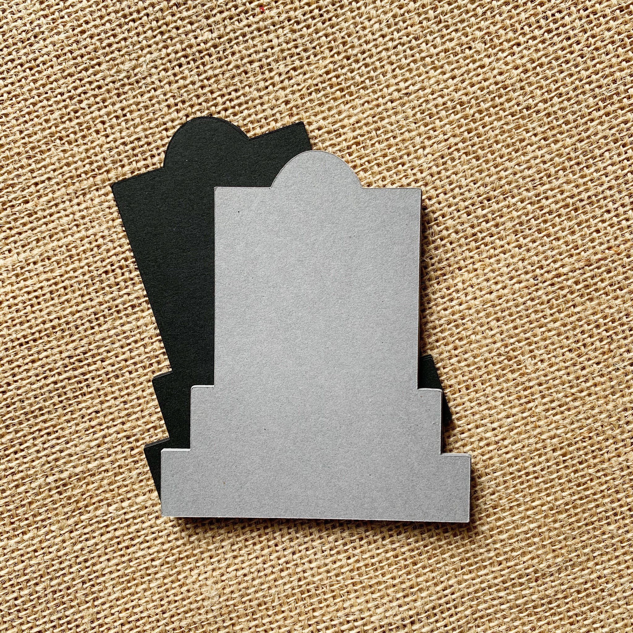 Tombstone Paper Cut Outs Set of 25 Tombstone Die Cuts Etsy UK