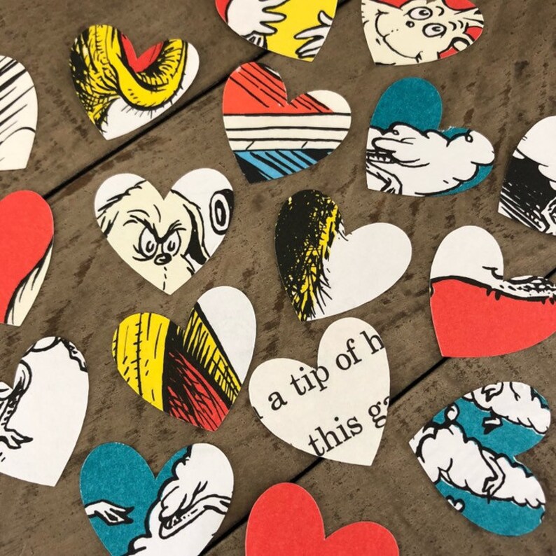 Book Page Confetti ~ Easy Reader Inspired confetti ~ Childrens Storybook confetti ~ Baby Shower Table Scatter ~ Storybook themed baby shower