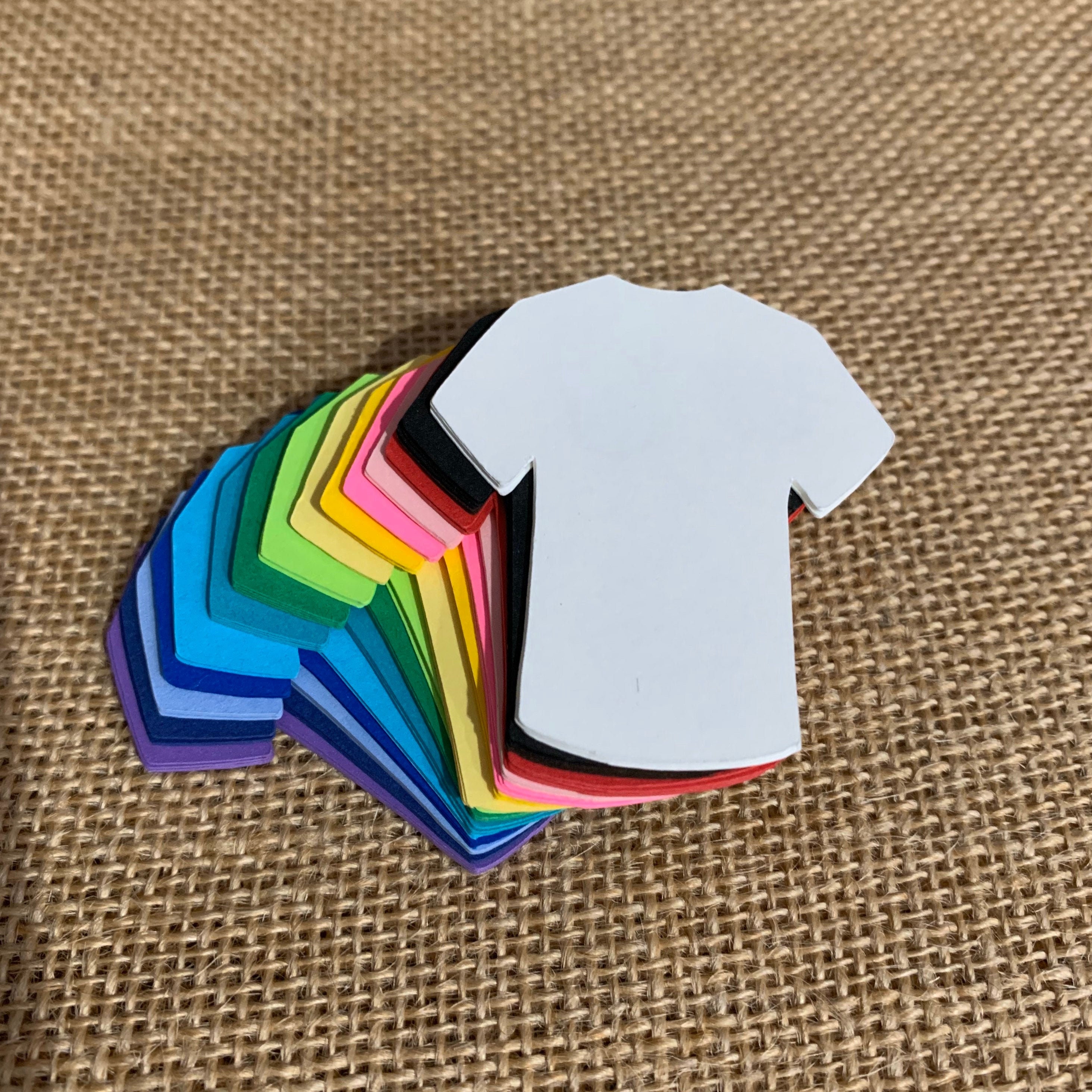 T-shirt Paper Outs Set of 25 Shirts Cut Outs - Etsy