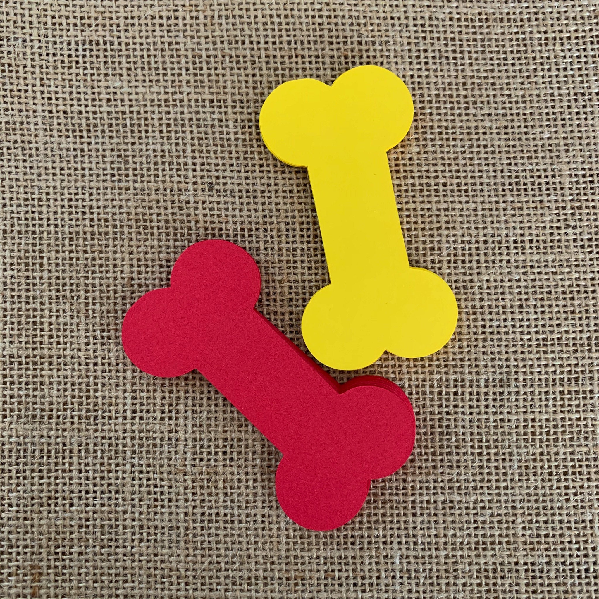 Dog Bone Paper Cut Outs Set of 25 Dog Bone Die Cuts Paper Etsy