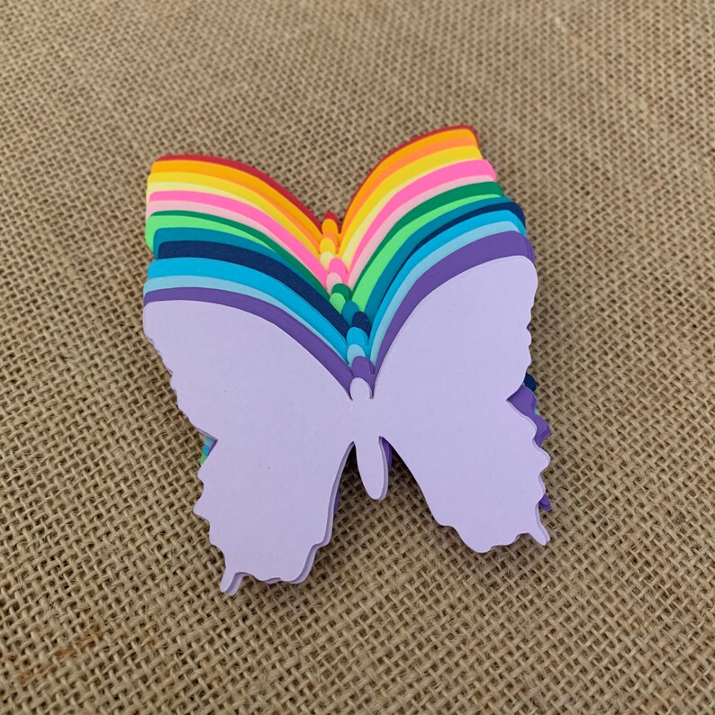 Butterfly paper cut outs set of 25 Butterfly die cuts | Etsy