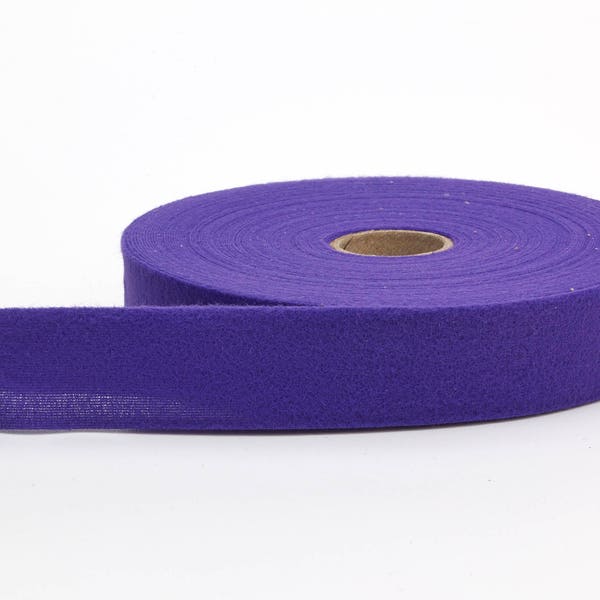 Quilt binding, brushed, 2" fold in half, finish 1", 25 yds, Violet