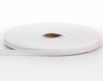 Twill tape, 1/4-inch Wide, 36 yds, White