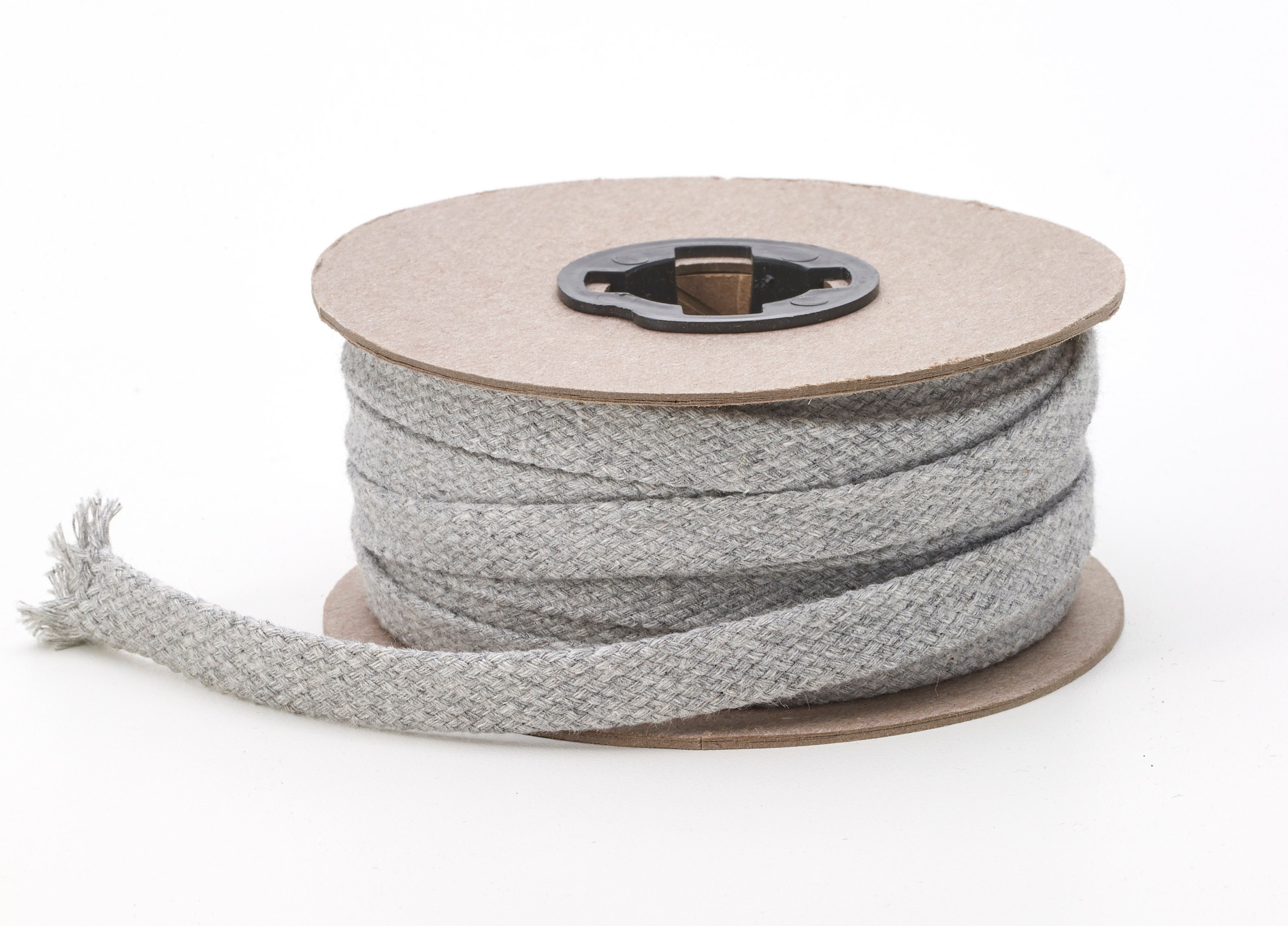 Flat Draw Cord, 1/2 in Wide, 15 Yds, Heather Gray Etsy