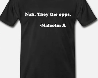 Malcolm X tees, expression t-shirts,