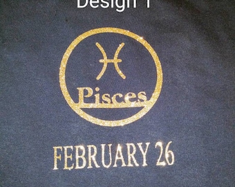 Zodiac Sign shirts