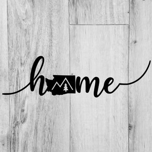 Home, Washington, PNW, Canvas, Sign, Mountains, Adventure, WA, Evergreen State, Evergreen, svg, png, dxf