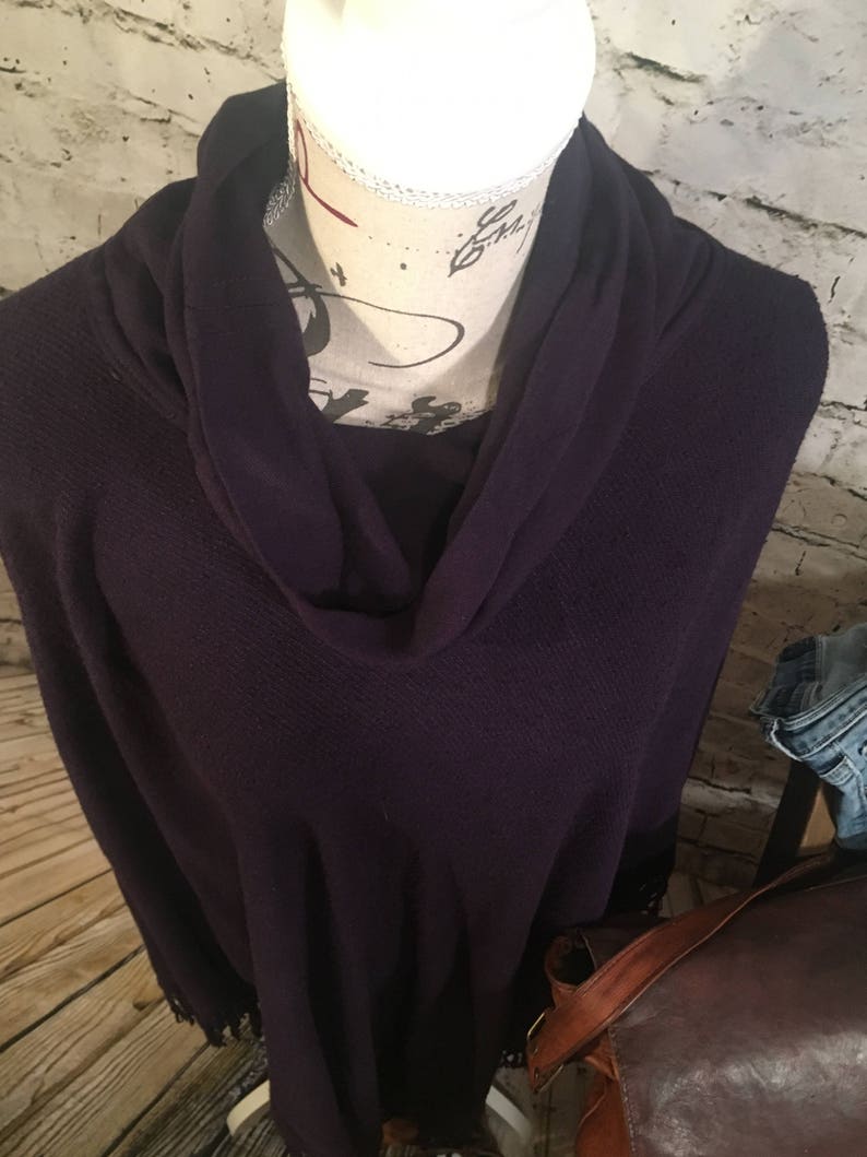 Moroccan Fringe Poncho from Essaouira
