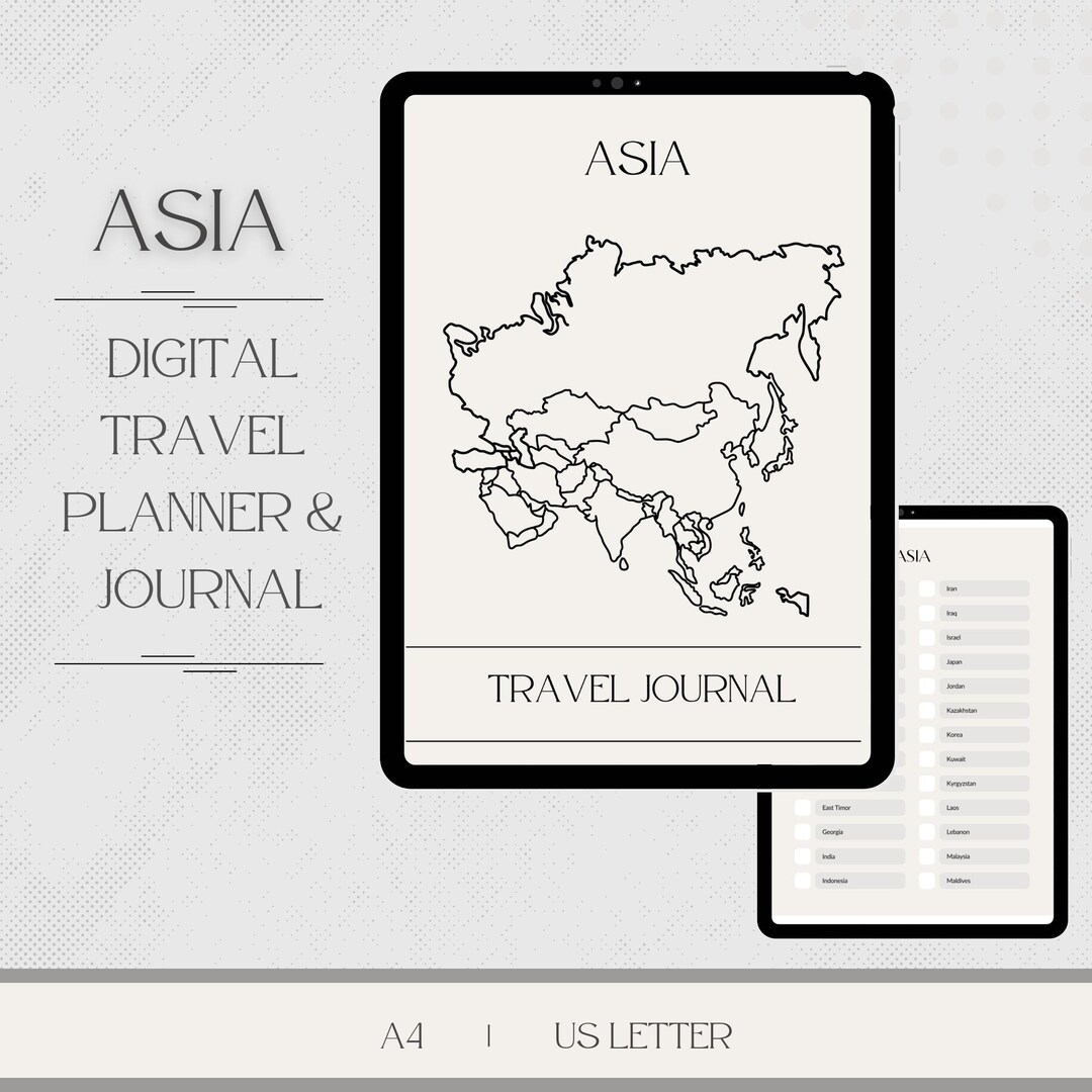 Asia Adventure Travel Planner Journal | Japan Trip Planner | Tokyo ...