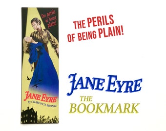 Jane Eyre by Charlotte Bronte: literary heroines on screen bookmark