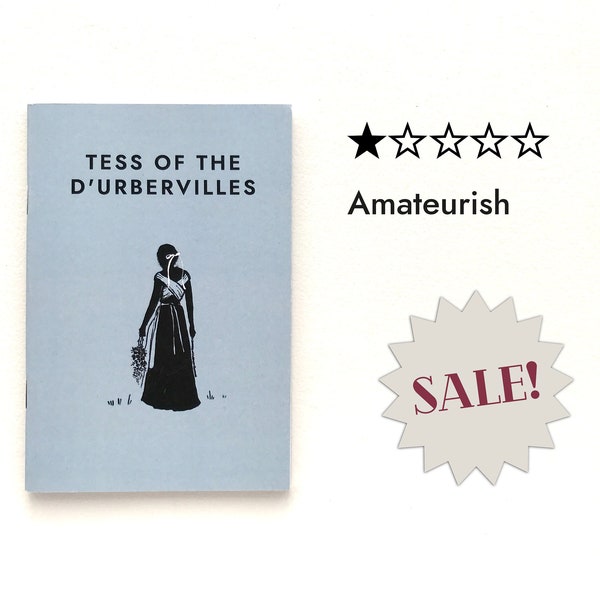 Mauvaises critiques de romans classiques : carnet A6 Tess des D'Urberville