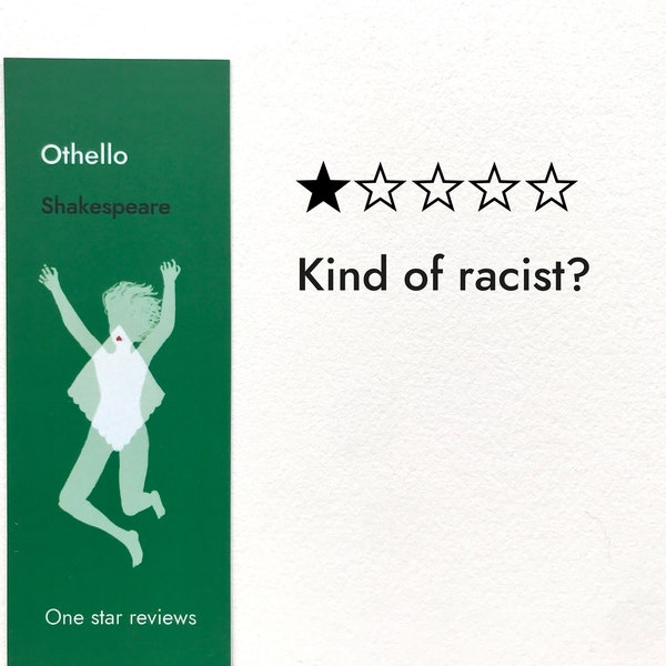 Bad reviews of classic literature: Othello by Shakespeare bookmark