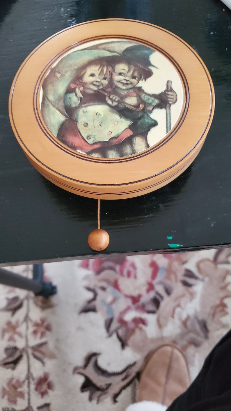 Vintage REUGE HUMMEL Wall Pull String Music Box /edle W. Germany - Etsy