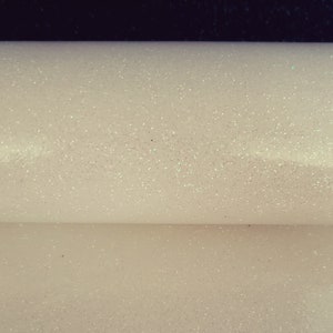 Cream Glitter Mirror Vinyl * 9x12 Sheets* 12x54/55&quot; Rolls * Canvas Backing * Embroidery Machine Vinyl * Felties * Applique
