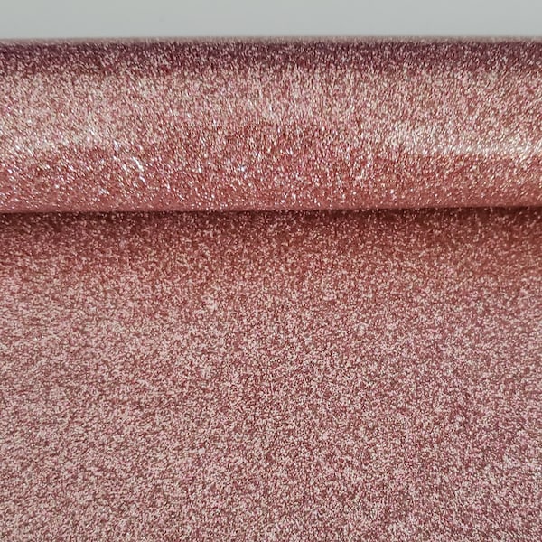 Rose Gold Glitter Mirror Vinyl * 9x12 Sheets* 12x54/55" Rolls * Canvas Backing * Embroidery Machine Vinyl * Felties * Applique