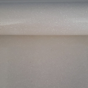 White Mirror Glitter Vinyl * 9x12 Sheets * 12x54/55&quot; Rolls * Canvas Backing * Embroidery Machine Vinyl * Felties * Applique