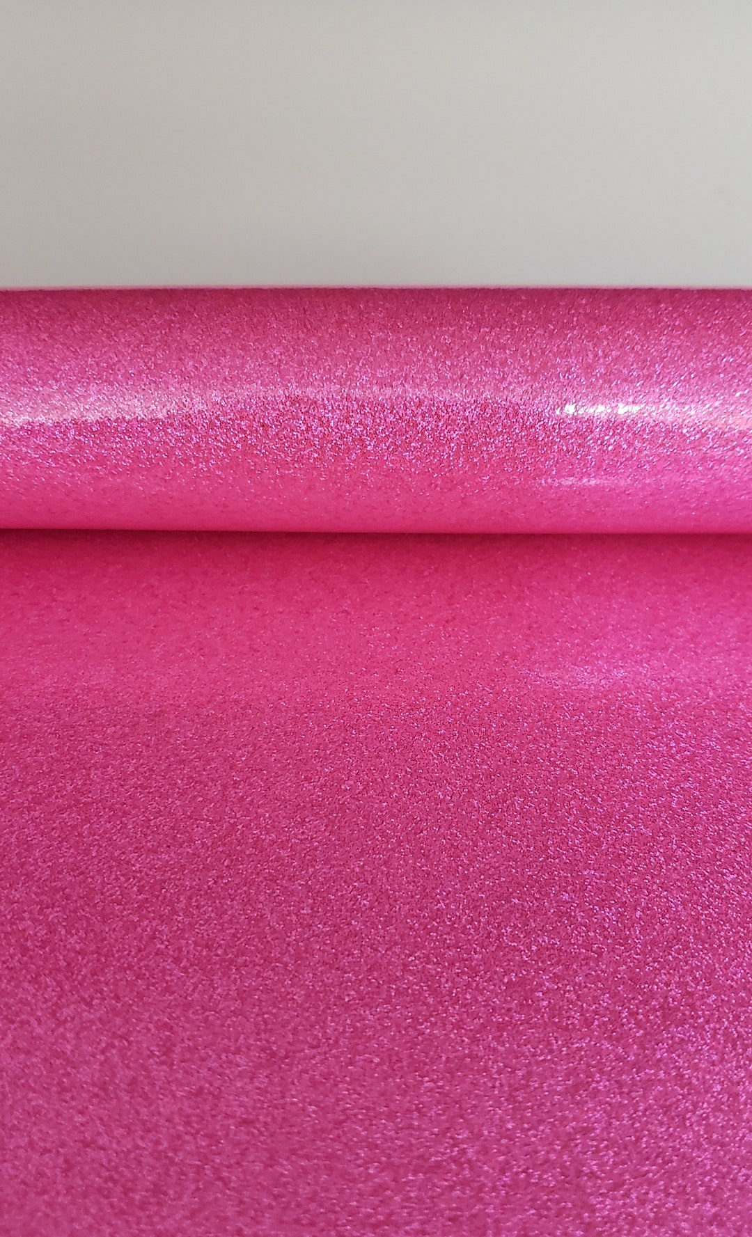 Pink Glitter Mirror Vinyl 9x12 Sheets 12x54/55 Rolls Canvas Backing