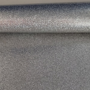Silver Glitter Mirror Vinyl * 9x12 Sheets* 12x54/55&quot; Rolls * Canvas Backing * Embroidery Machine Vinyl * Felties * Applique