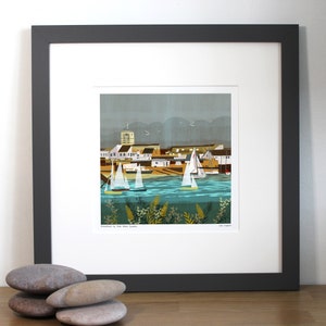 Shoreham Hafen mit Rahmen