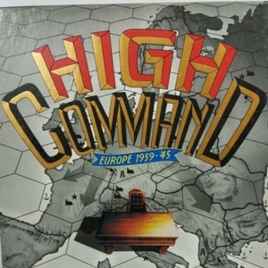 High Command Europe 1939-45 DOS 5.0 IBM PC Big Box vintage pc game 1993