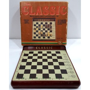 Juego de ajedrez electrónico clásico Fidelity con sensor, para PIEZAS o REPARACIÓN. Modelo 6079 de 1985.