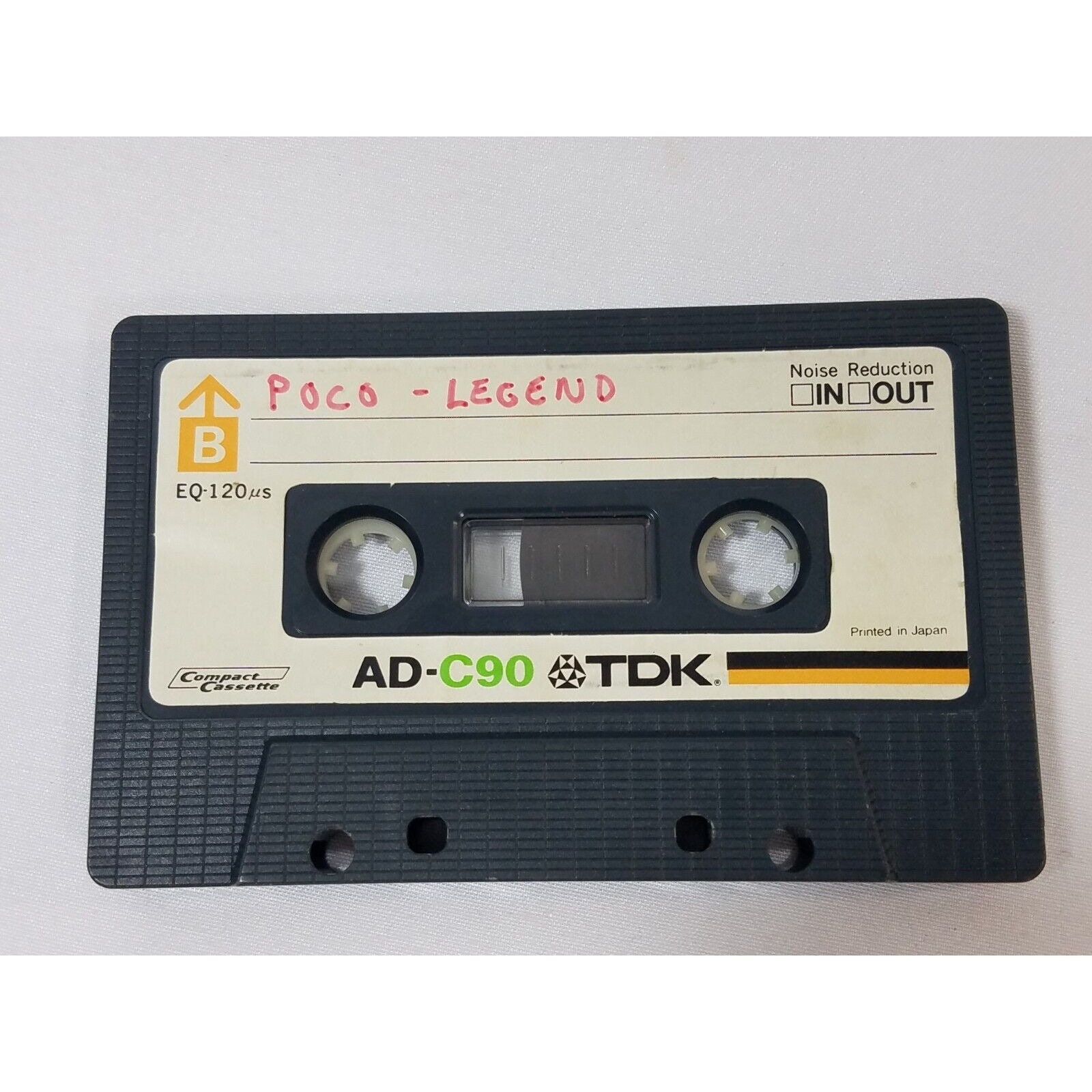 TDK AD-C90 Used Audio Cassette Tape Pre-recorded Sold as Blank