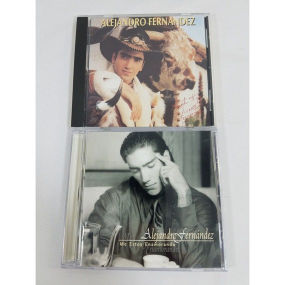 Alejandro Fernandez Self Titled & Me Estoy Enamorando 2 CD Lot
