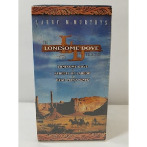 La collezione Lonesome Dove (VHS, set di 3 nastri) NUOVA SIGILLATA