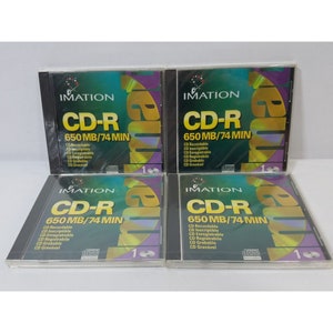Imation 3 M CD-R 記録可能ディスク 650 MB 74 分 4 枚セット 密封コンパクトディスク