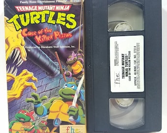 Teenage Mutant Ninja Turtles Case of the Killer Pizzas (VHS, 1989) TMNT