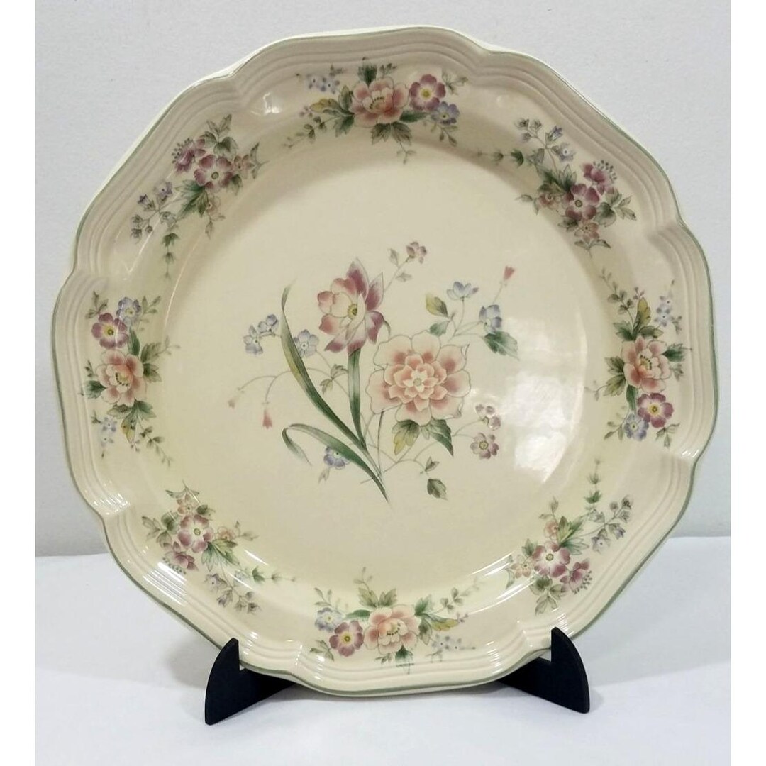 ミカズキッチン プレート Mikasa Heritage Peony Bouquet Platter 12.5