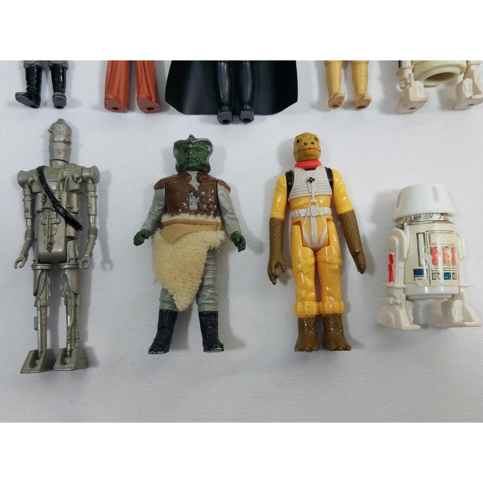 Vintage Star Wars Action Figure Lot: 1977-83 Hong Kong Figures