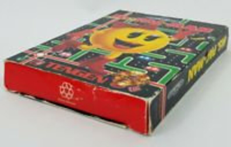 Ms. Pac-man sega Genesis, 1991 Cardboard Box, Cart & Manual COMPLETE ...
