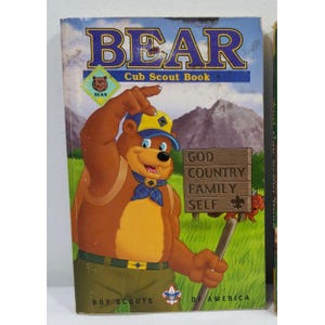 Bear Cub Book Boy Scouts Of America God Country Family Self 1998 Printing