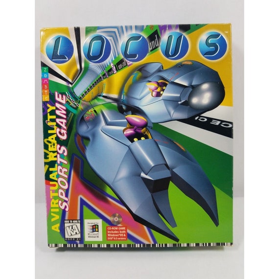 Locus Cd-rom Dos Win 95 Complete Vintage PC Virtual Reality Sports