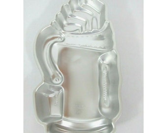 Wilton Golf Bag Cake Pan Aluminum 15.5" x 8.5" 2105-1836 vintage 1987 retirement