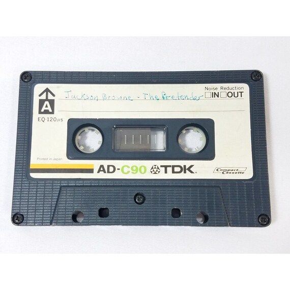 TDK AD-C90 Used Audio Cassette Tape Pre-recorded Sold as Blank