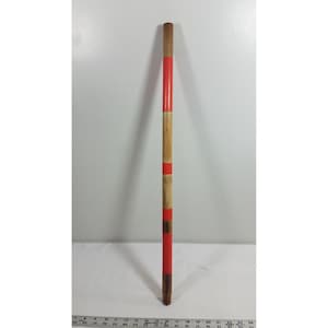 SportCraft Replacement Croquet Handle ONLY Orange 28&quot; Wood Vintage