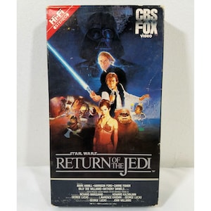Star Wars Return of the Jedi VHS 1986 Video Tape Carrie Fisher Mark Hamill